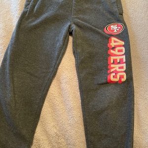 Boys size 10-12 sweatpants 49ers NFL brand